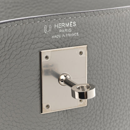 Hermes Togo Horseshoe Kelly Retourne 28 Gris Mouette 6 of 11