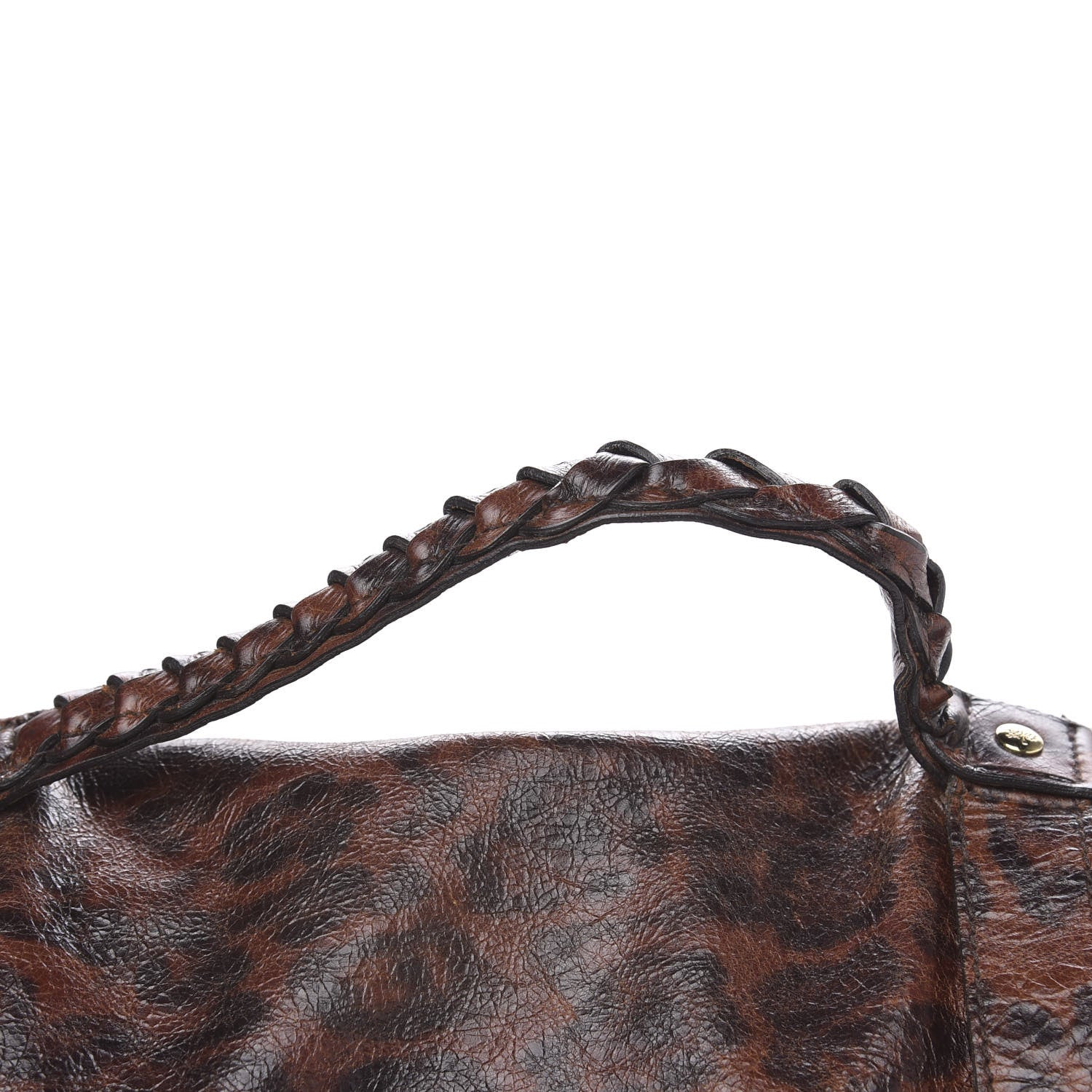 Mulberry Shiny Leopard Oversized Alexa Dark Oak 14 of 17