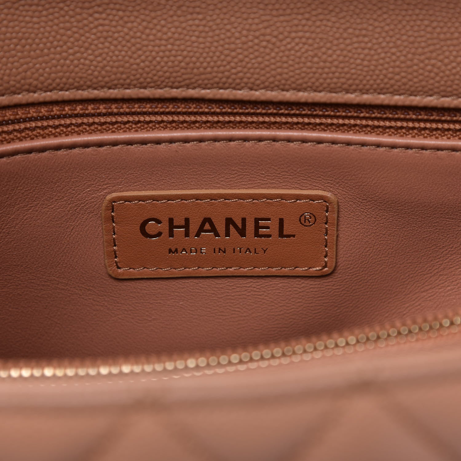 Chanel Caviar Lizard Embossed Quilted Small Coco Handle Flap Brown 8 of 10