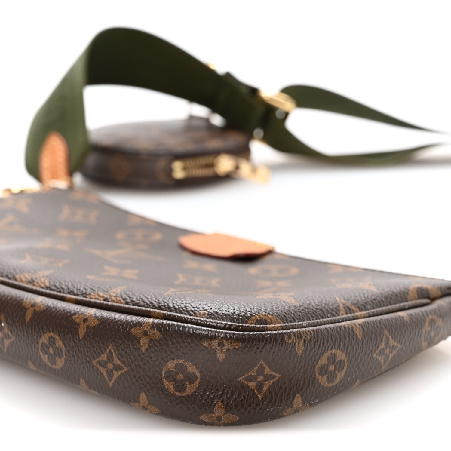 Louis Vuitton Monogram Multi Pochette Accessories Large Pochette  Kaki 10 of 12