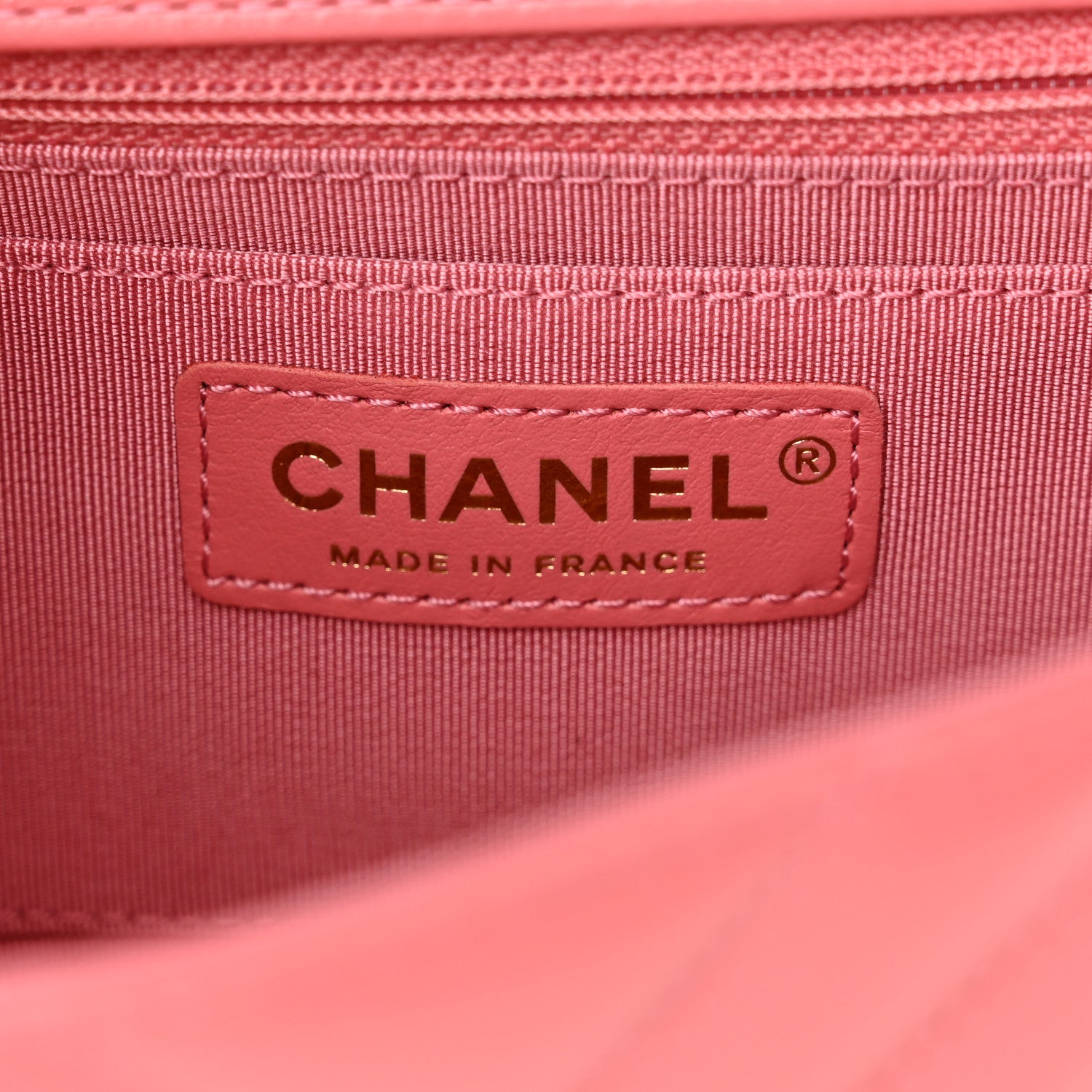 Chanel Calfskin Chevron Quilted Mini Statement Flap Pink 6 of 10
