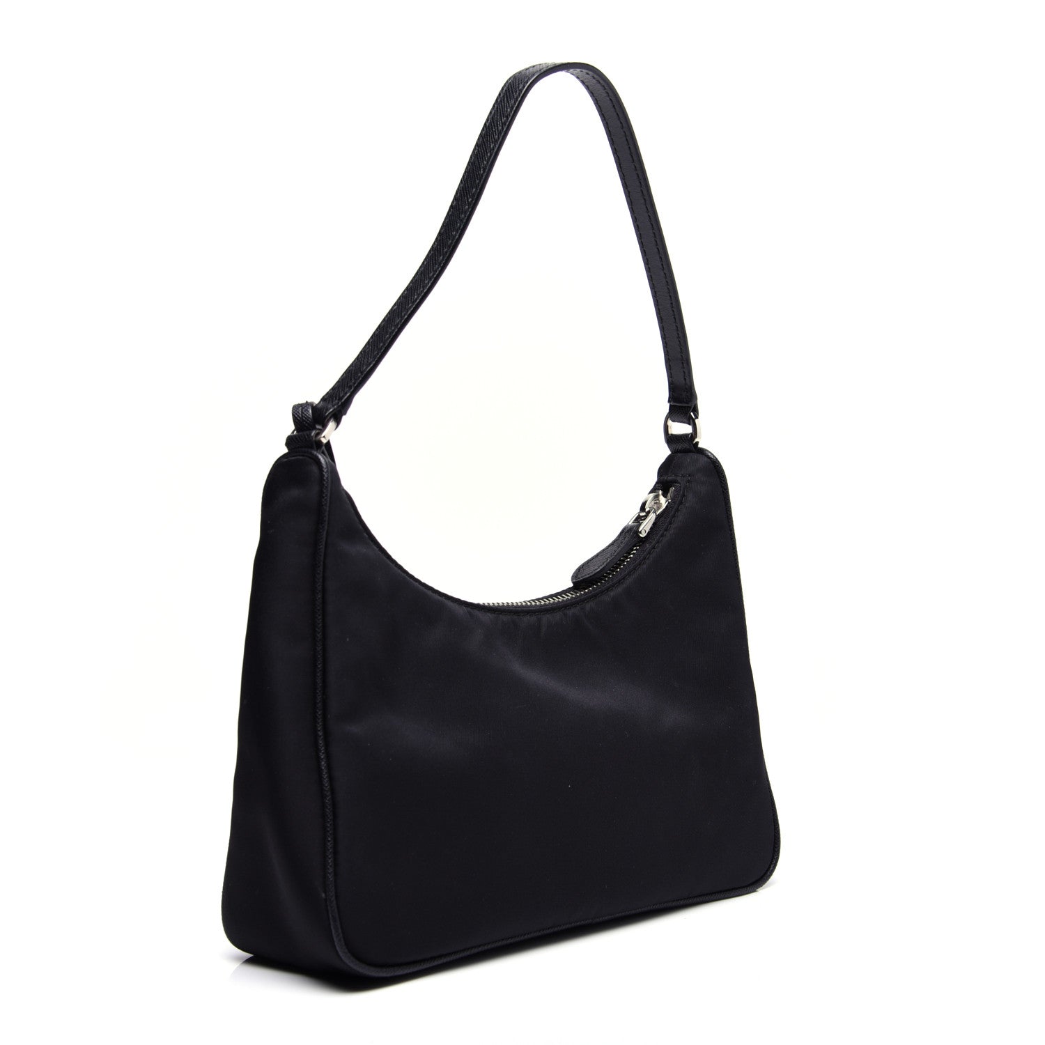 Prada Tessuto Nylon Mini Re-Edition 2000 Bag Black 3 of 12