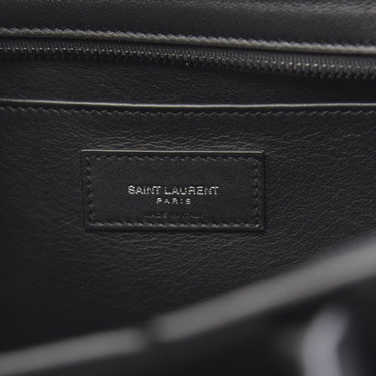 Saint Laurent Calfskin Monogram Baby Downtown Cabas Black 6 of 9