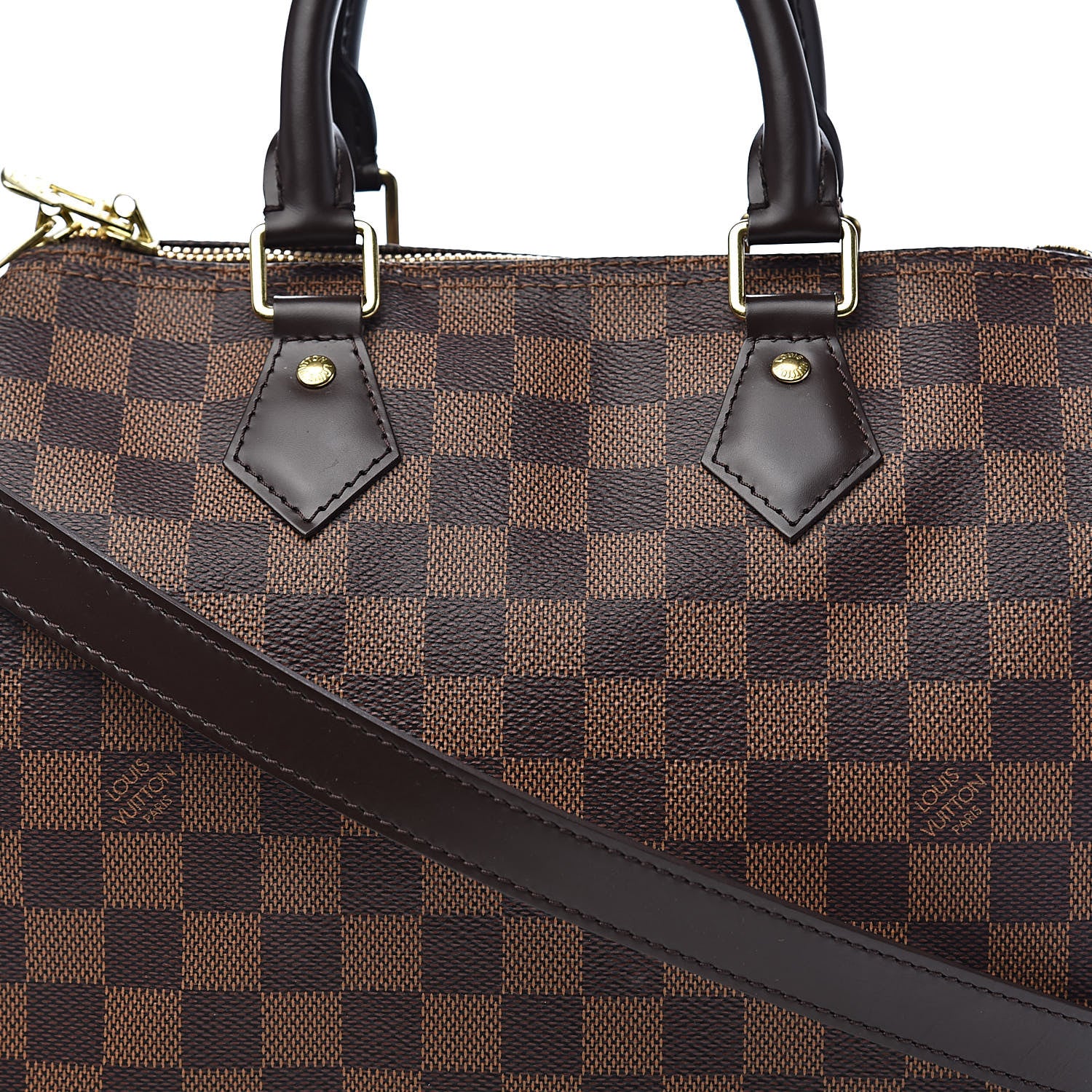 Louis Vuitton Damier Ebene Speedy Bandouliere 25 12 of 12