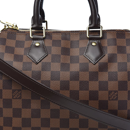 Louis Vuitton Damier Ebene Speedy Bandouliere 25 12 of 12