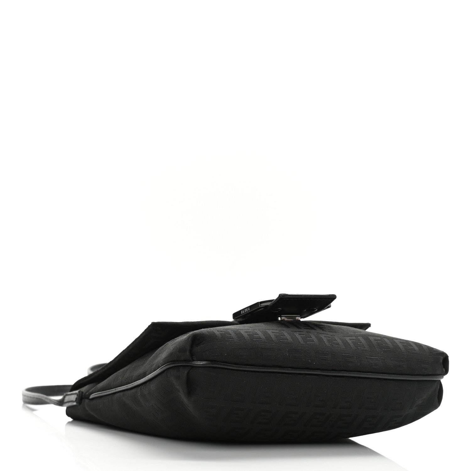 Fendi Zucchino Vitello Tube Messenger Black 4 of 9