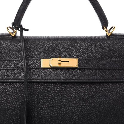 Hermes Togo Kelly Retourne 32 Black 9 of 11