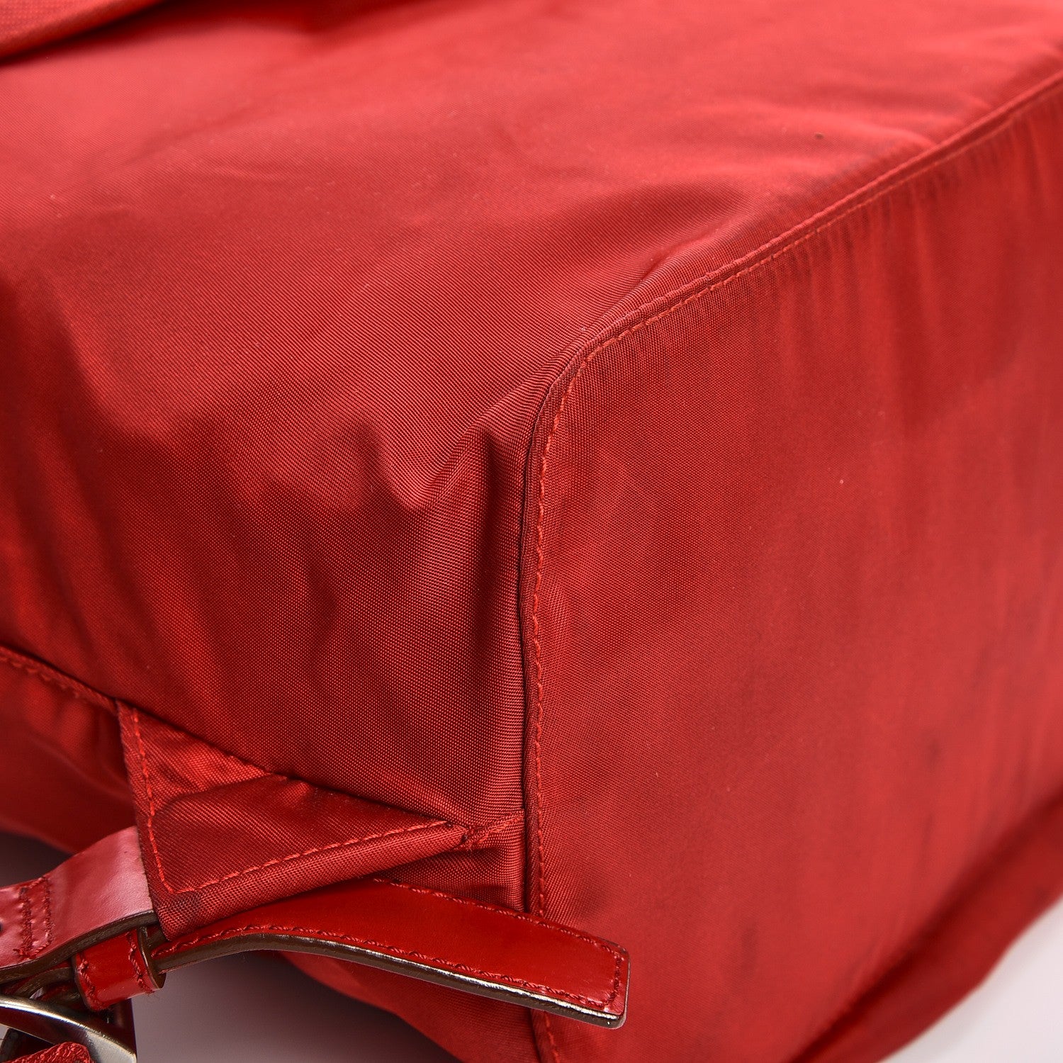 Prada Nylon Vela Medium Backpack Rosso 10 of 12