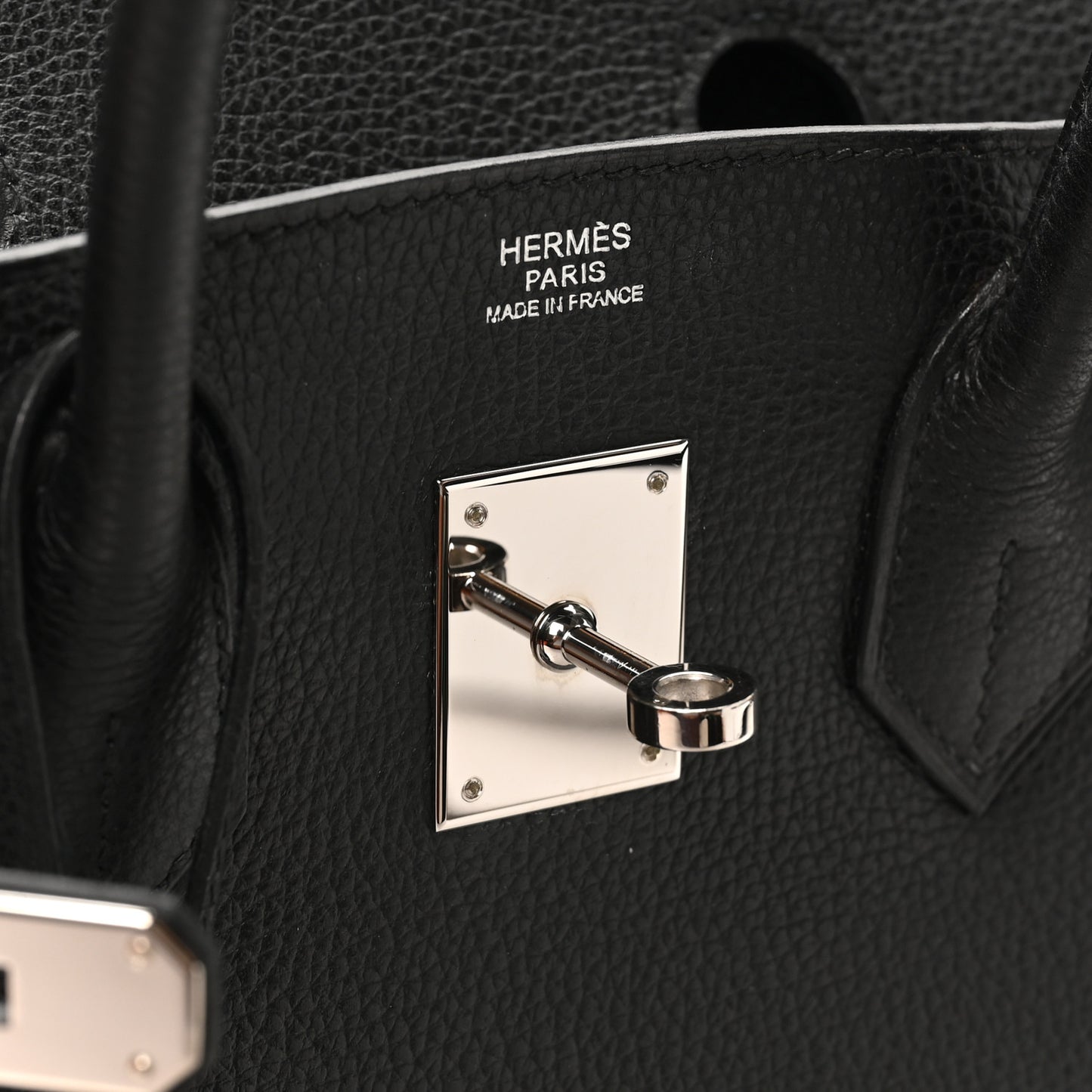 Taurillon Clemence Birkin 30 Black