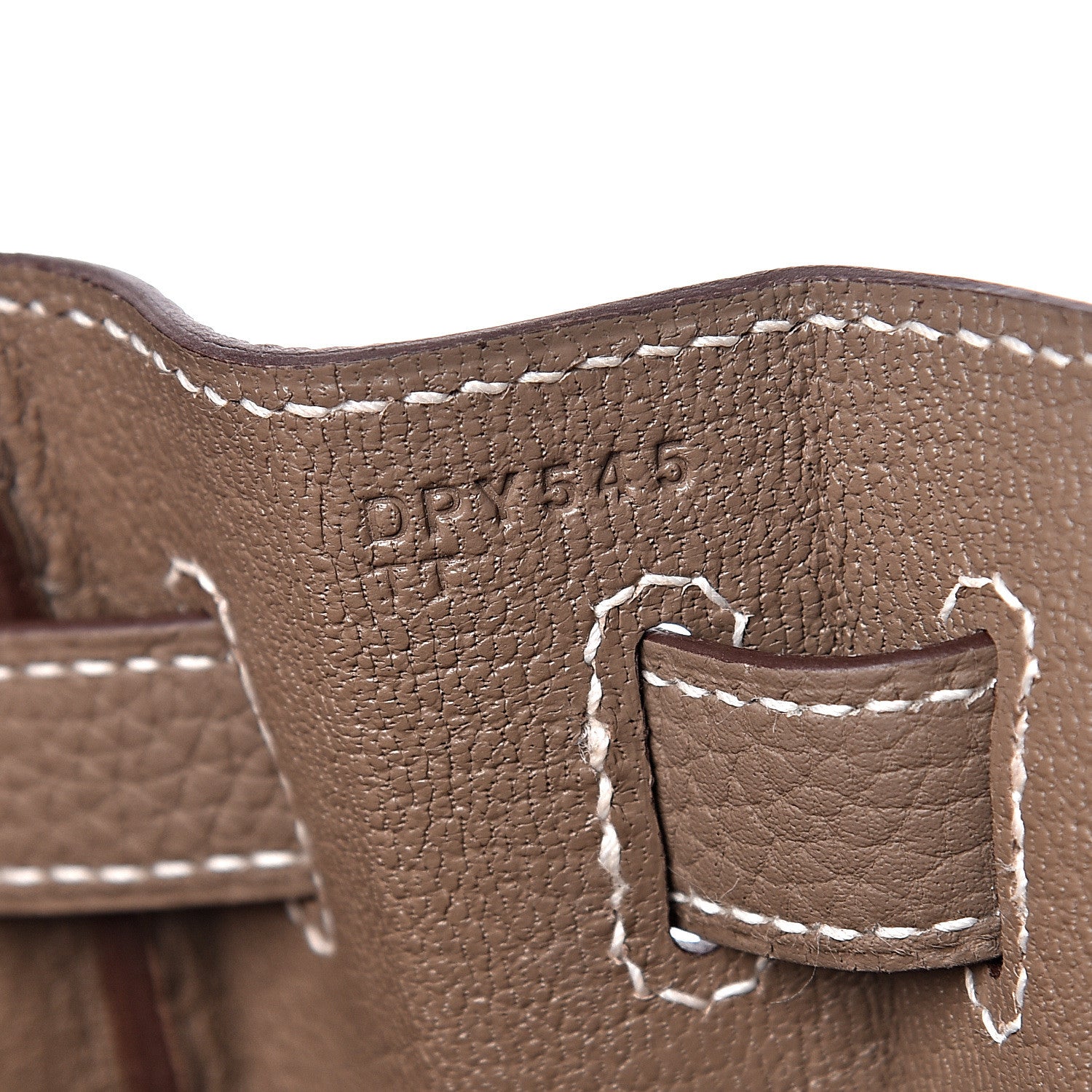 Hermes Togo Kelly Retourne 32 Etoupe 7 of 10
