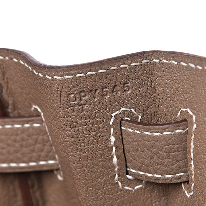 Hermes Togo Kelly Retourne 32 Etoupe 7 of 10