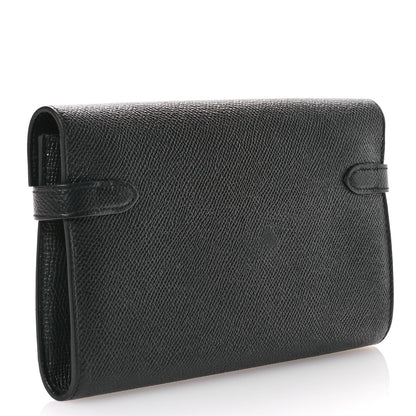Hermes Epsom Kelly Longue Wallet Black 3 of 8
