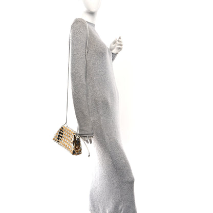 Bottega Veneta Metallic Lambskin Intrecciato The Mini Pouch Silver Gold 2 of 9