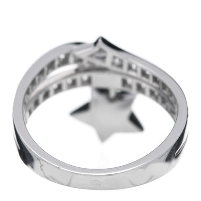 Chanel 18K White Gold Diamond Etolie Filante Ring 51 5.75 4 of 8