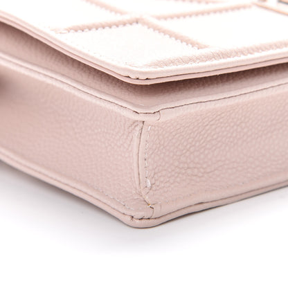Christian Dior Grained Calfskin Diorama Wallet on Chain Pouch Rose Poudre 8 of 10