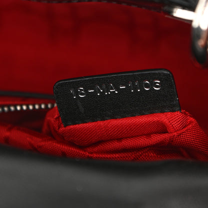 Christian Dior Lambskin Cannage Mini Lady Dior Black 7 of 11