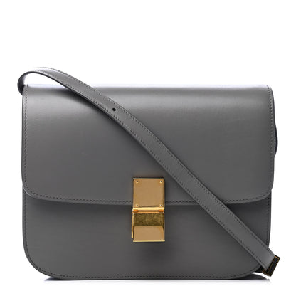 Celine Box Calfskin Medium Classic Box Flap Bag Anthracite 1 of 6