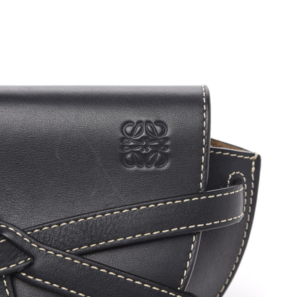 Loewe Grained Calfskin Mini Gate Crossbody Bag Navy 5 of 10
