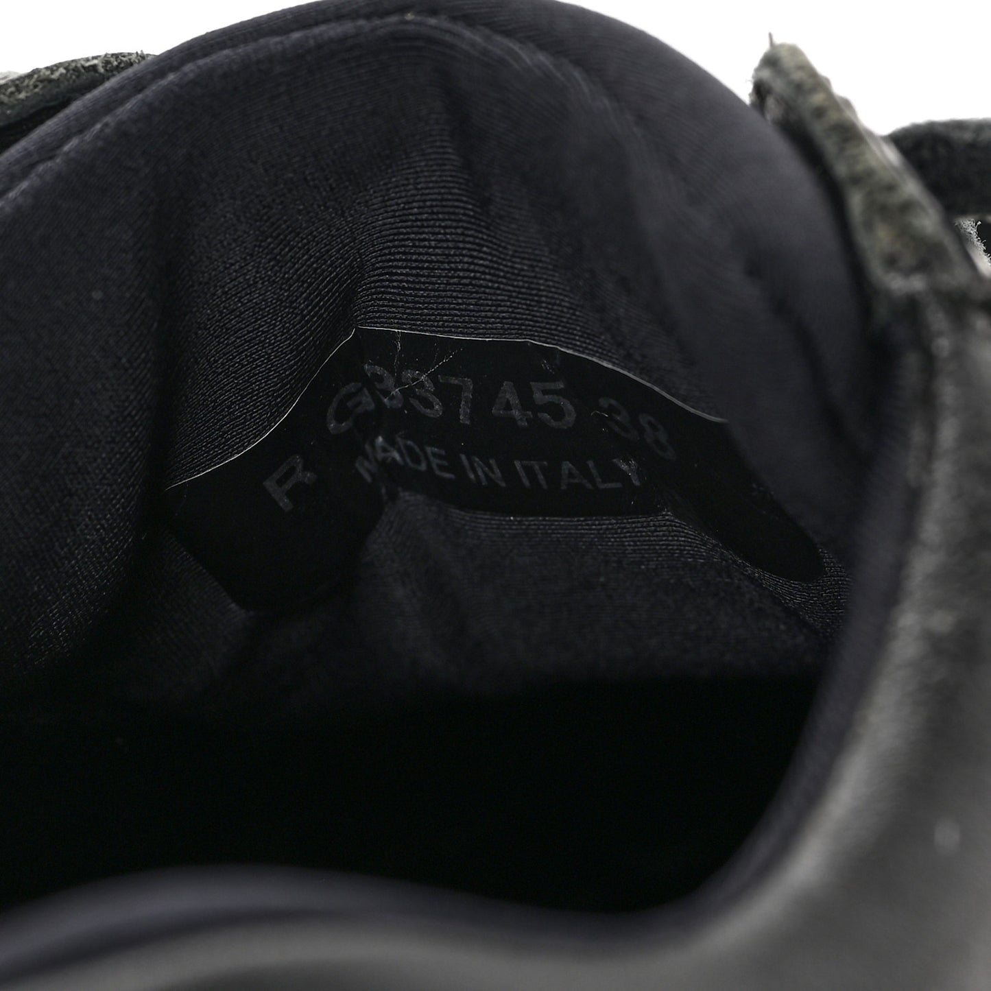Toile Suede Calfskin CC Sneakers 38 Black