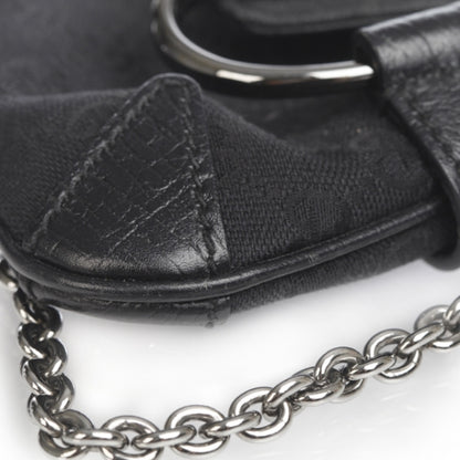Gucci Monogram Horsebit Clutch Black 6 of 11
