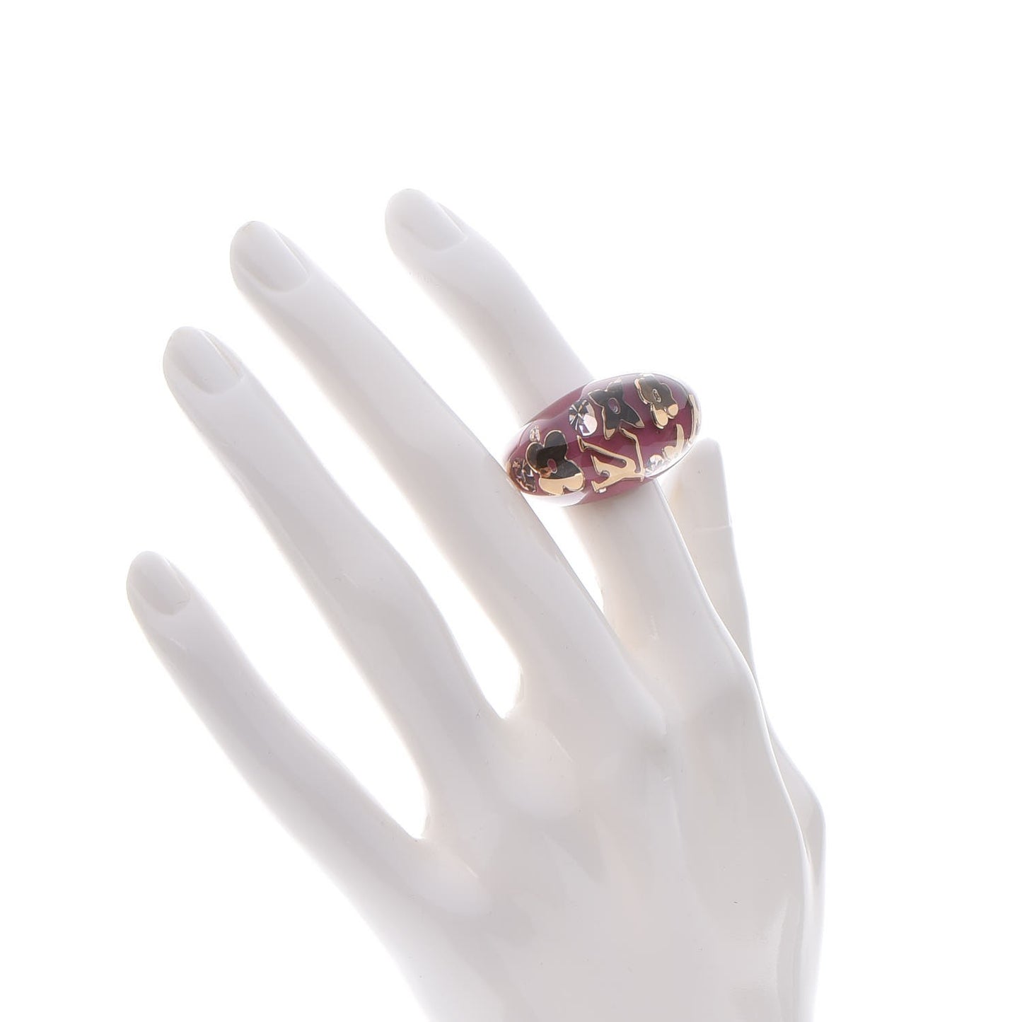 Resin Inclusion Ring 6.5 Violine
