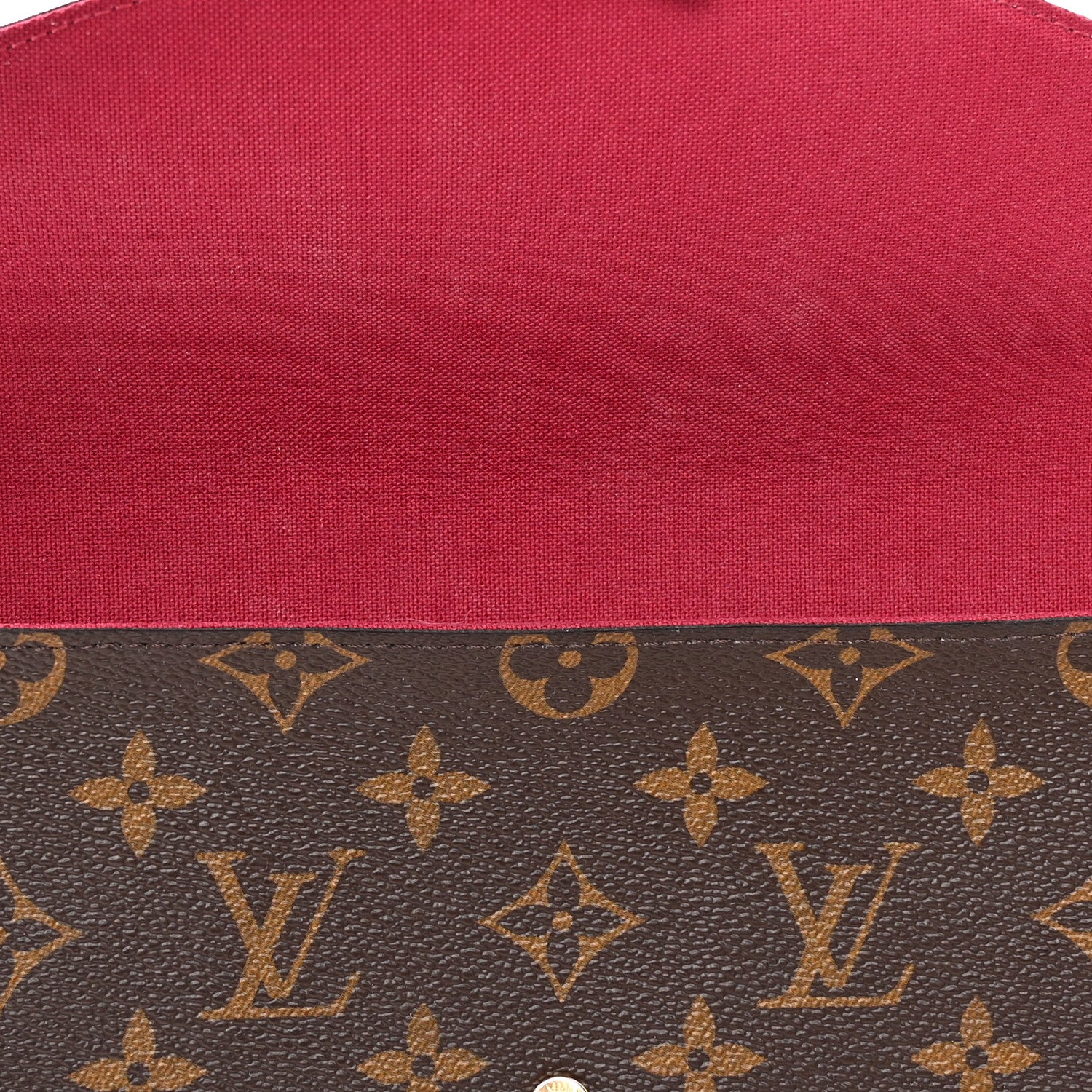 Louis Vuitton Monogram Pochette Felicie Chain Wallet Fuchsia 15 of 16