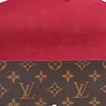 Louis Vuitton Monogram Pochette Felicie Chain Wallet Fuchsia 15 of 16