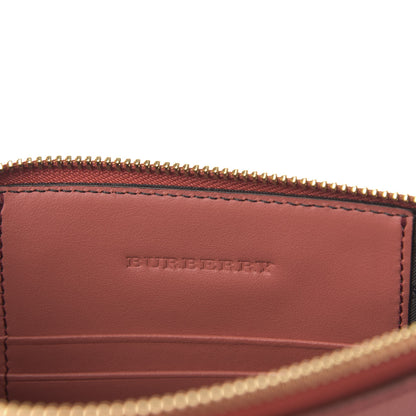 Burberry House Check Derby Peyton Crossbody Clutch Bag Pink 6 of 11