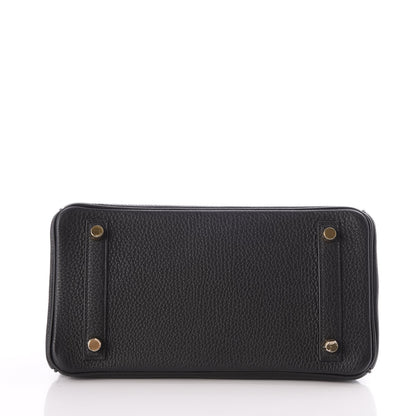 Hermes Togo Birkin 25 Black 6 of 37