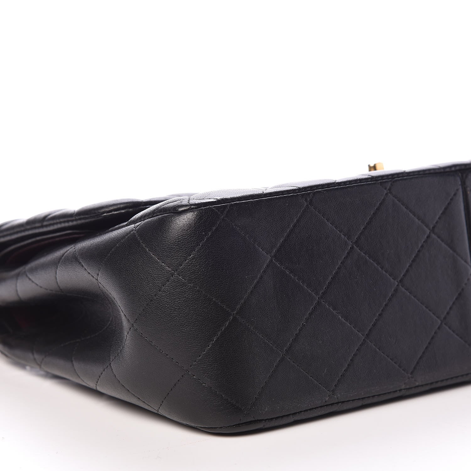 Chanel Lambskin Quilted Jumbo Double Flap Black 5 of 10