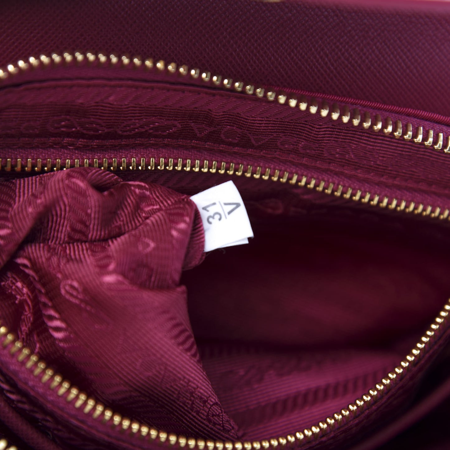 Nylon Vela Saffiano Flat Flap Messenger Bag Fuxia