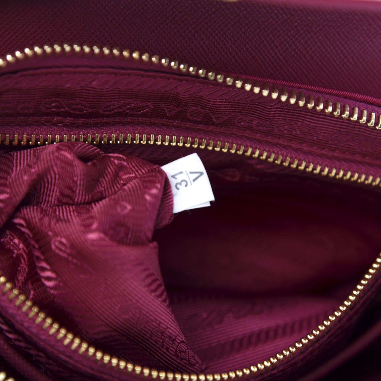 Prada Nylon Vela Saffiano Flat Flap Messenger Bag Fuxia 9 of 10