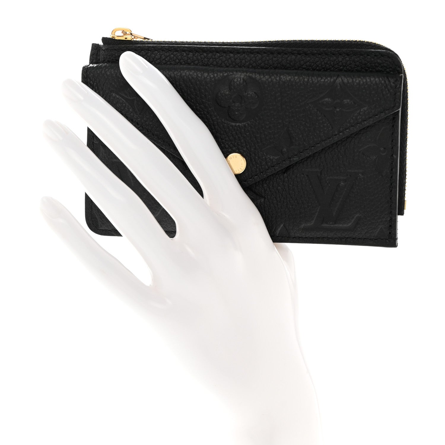 Louis Vuitton Empreinte Recto Verso Card Holder Black 2 of 9