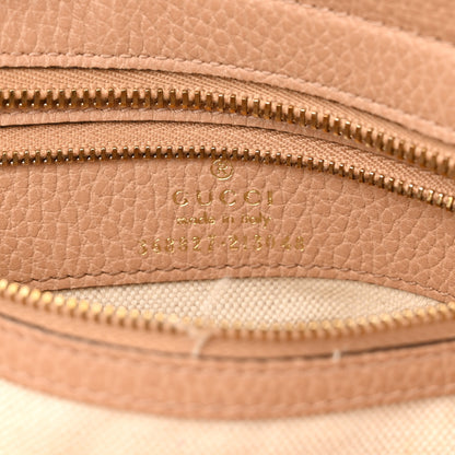 Gucci Linen Canvas Calfskin MIni Swing Top Handle Bag Natural 6 of 10
