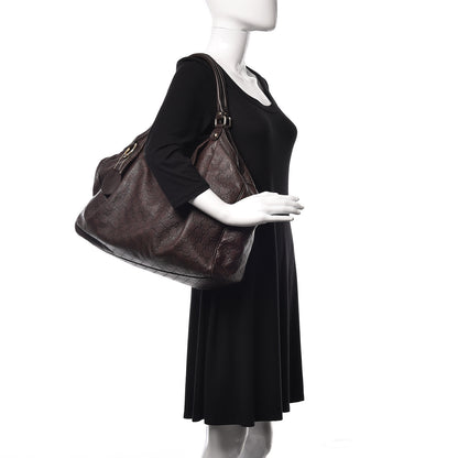 Gucci Guccissima Signature Large Sukey Tote Chocolate 2 of 9