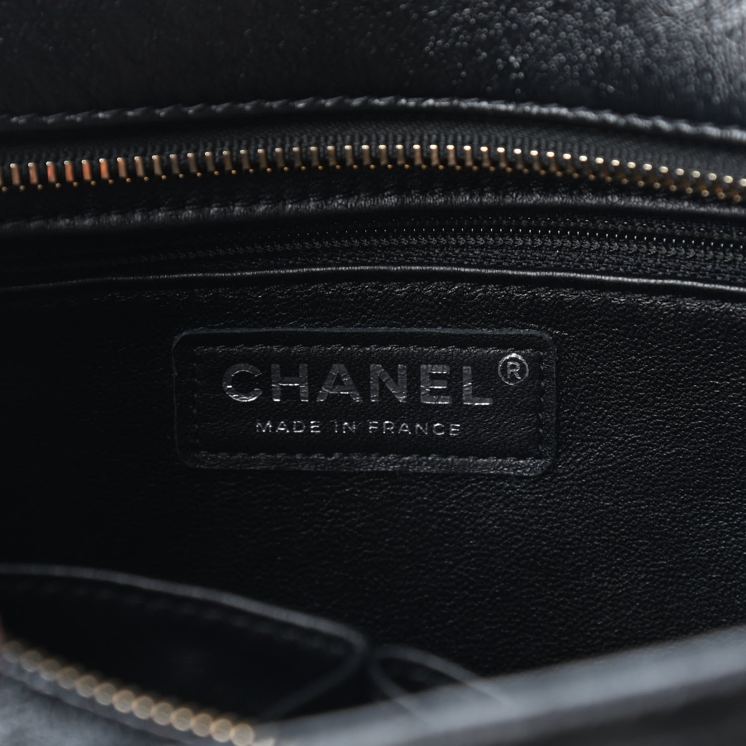 Chanel Wool Calfskin Medium Gabrielle Hobo Black White 5 of 9