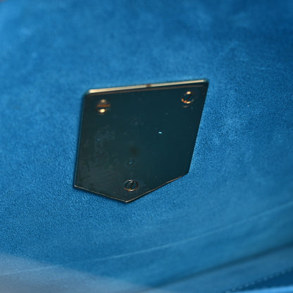 Jimmy Choo Calfskin Lockett Envelope Clutch Robot Blue 10 of 10