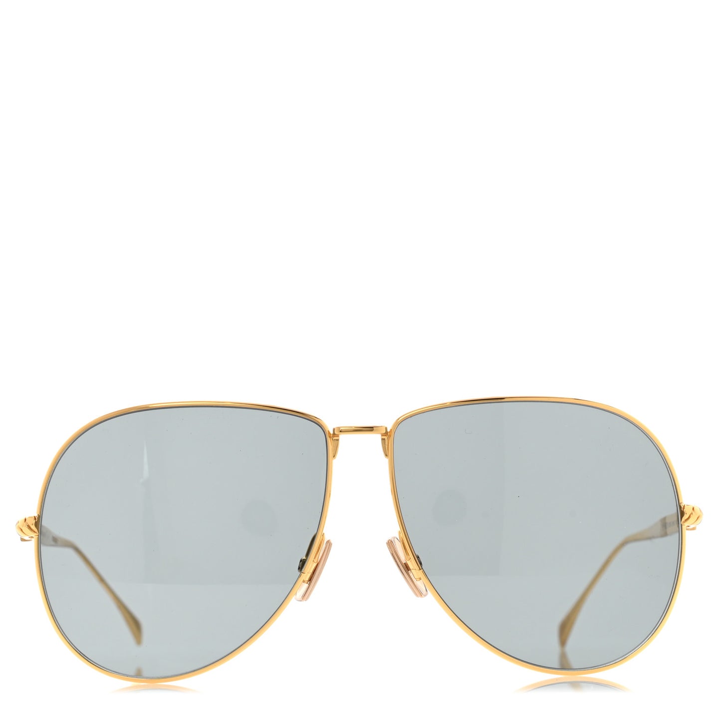 Metal Aviator Sunglasses FF 0437 Gold