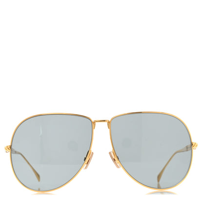Fendi Metal Aviator Sunglasses FF 0437 Gold 2 of 6