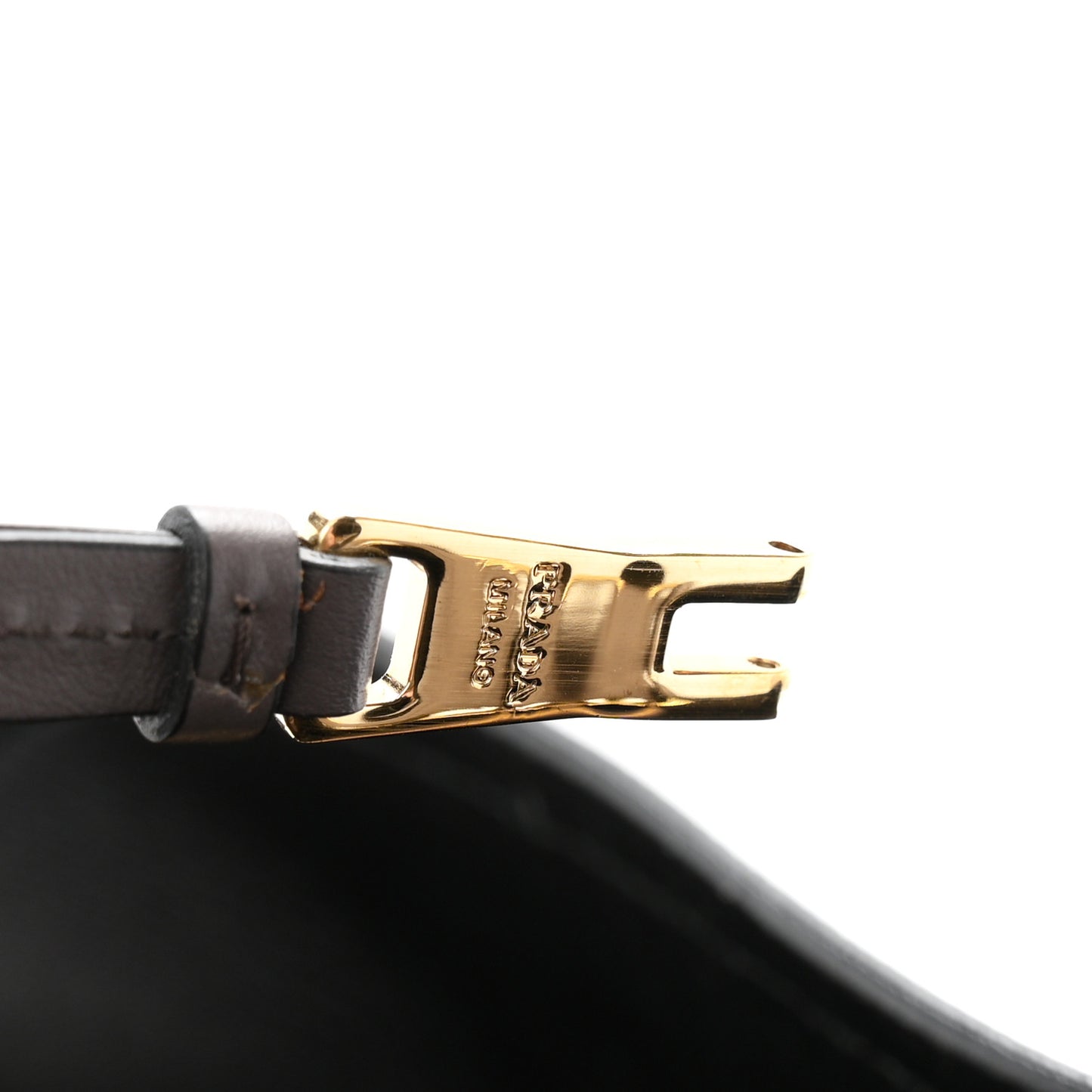 Saffiano Cuir Calfskin Matinee Tote Fumo Black