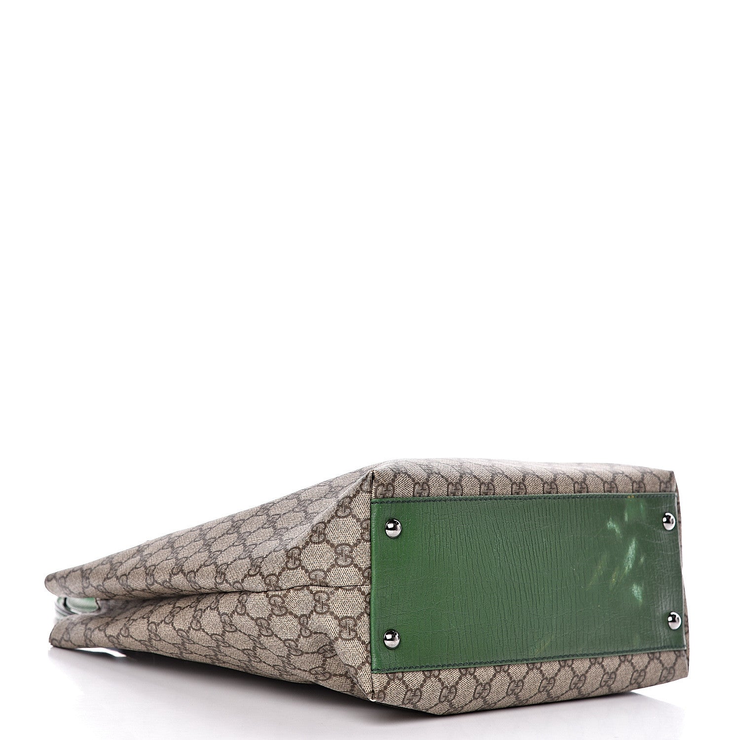 Gucci GG Plus Monogram Small Vertical Tote Green 4 of 14