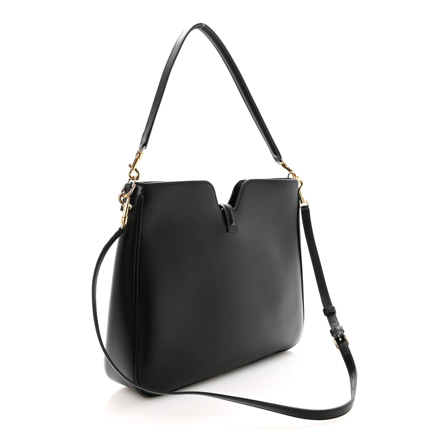 Celine Smooth Calfskin Medium Camille 16 Soft Bag Black 3 of 10