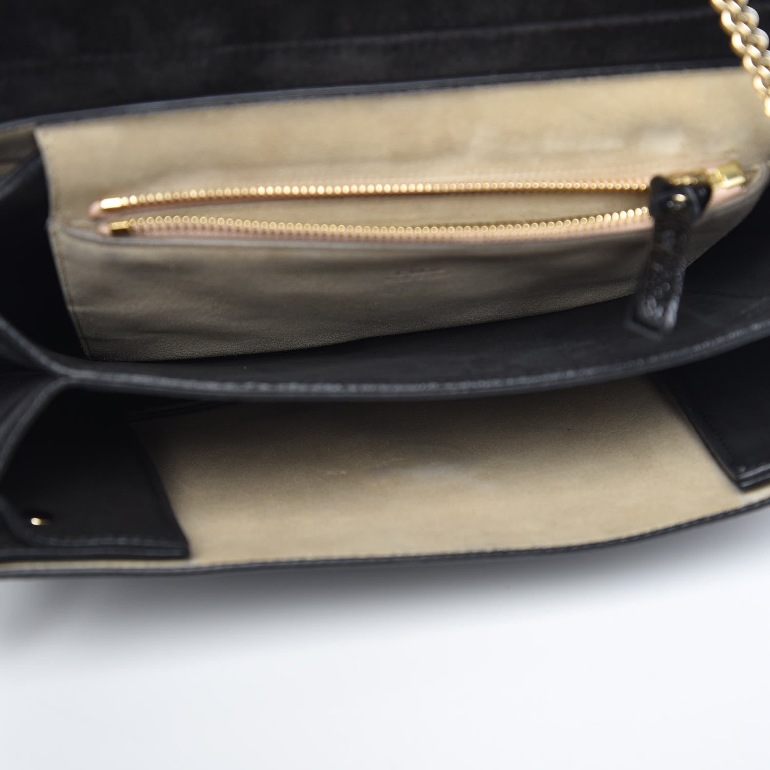 Chloe Patent Medium Faye Shoulder Bag Black 5 of 11