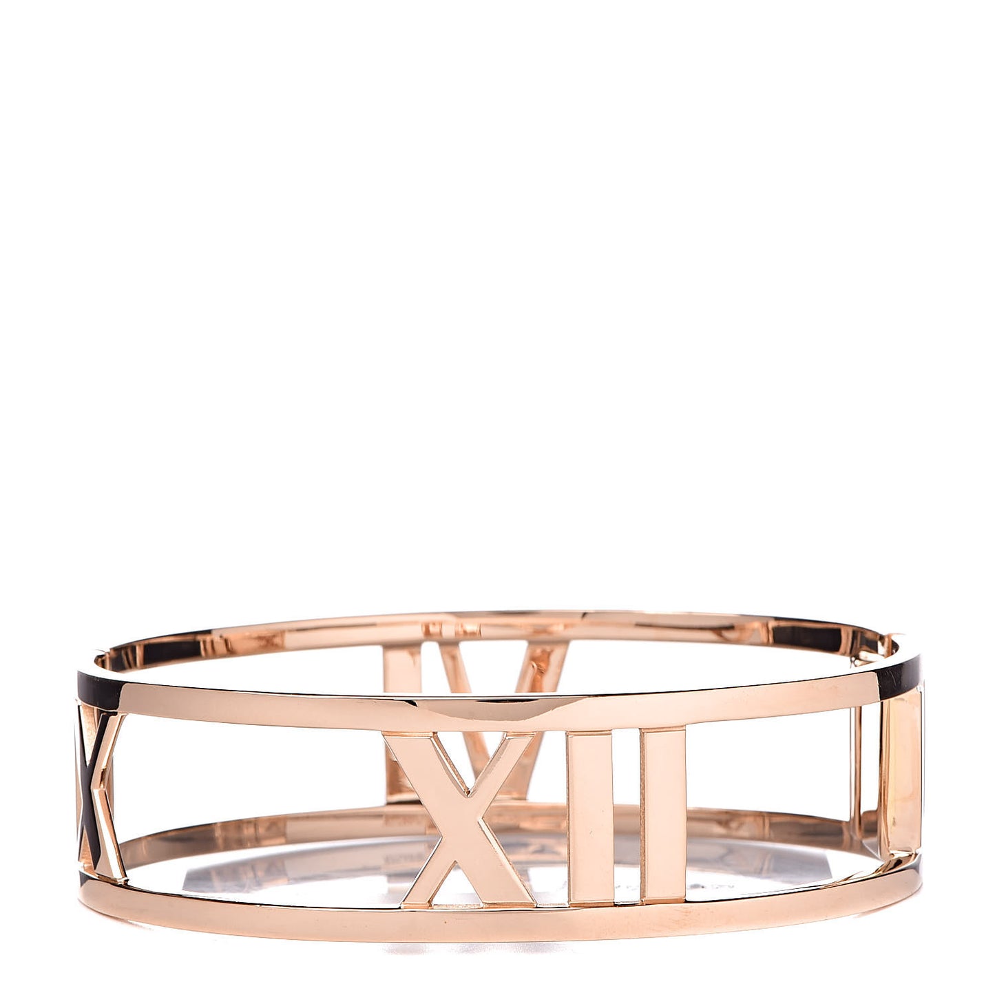 18K Rose Gold Wide Atlas Bangle