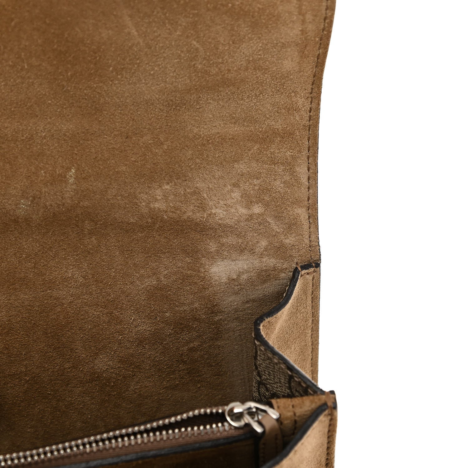 Gucci GG Supreme Monogram Small Dionysus Shoulder Bag Taupe 10 of 12
