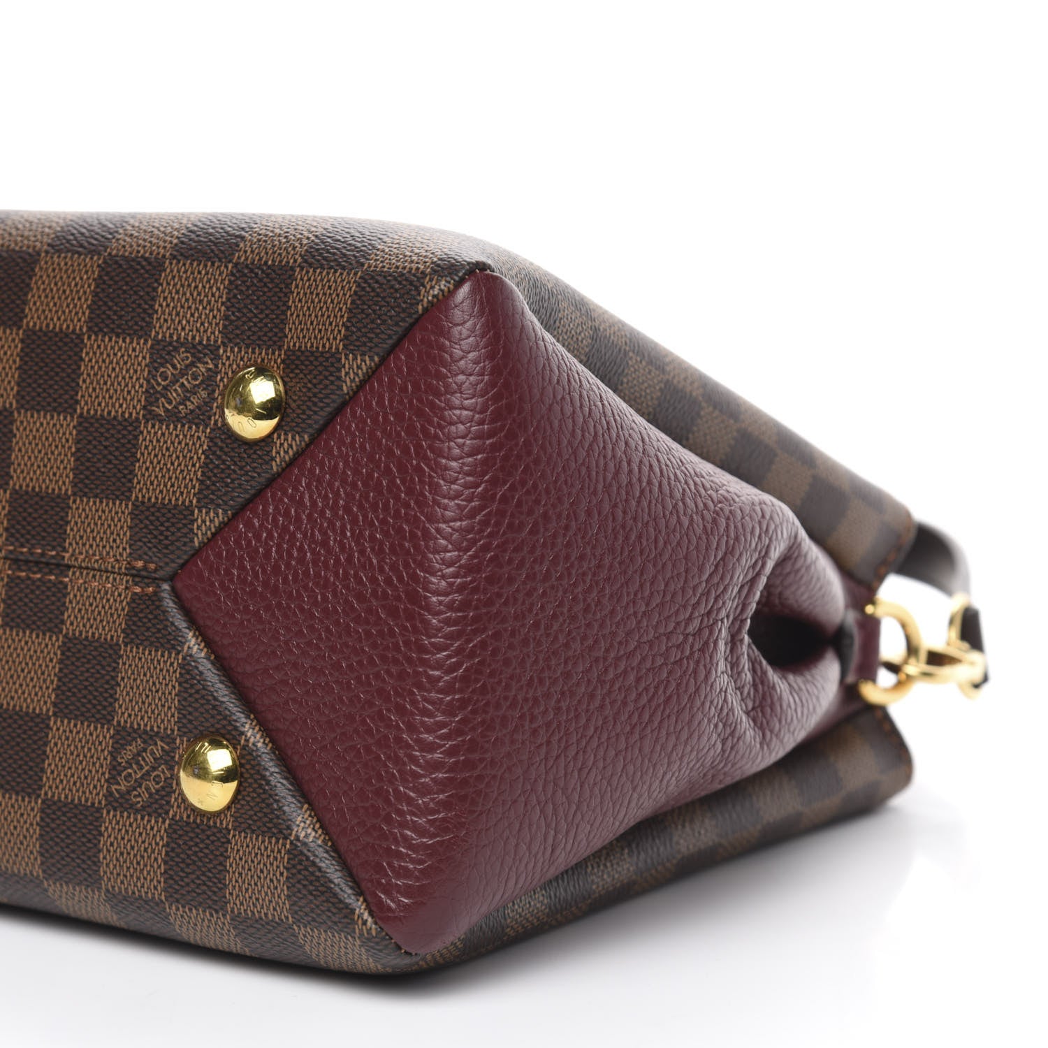 Louis Vuitton Damier Ebene Cuir Taurillon Brittany Bordeaux 9 of 10