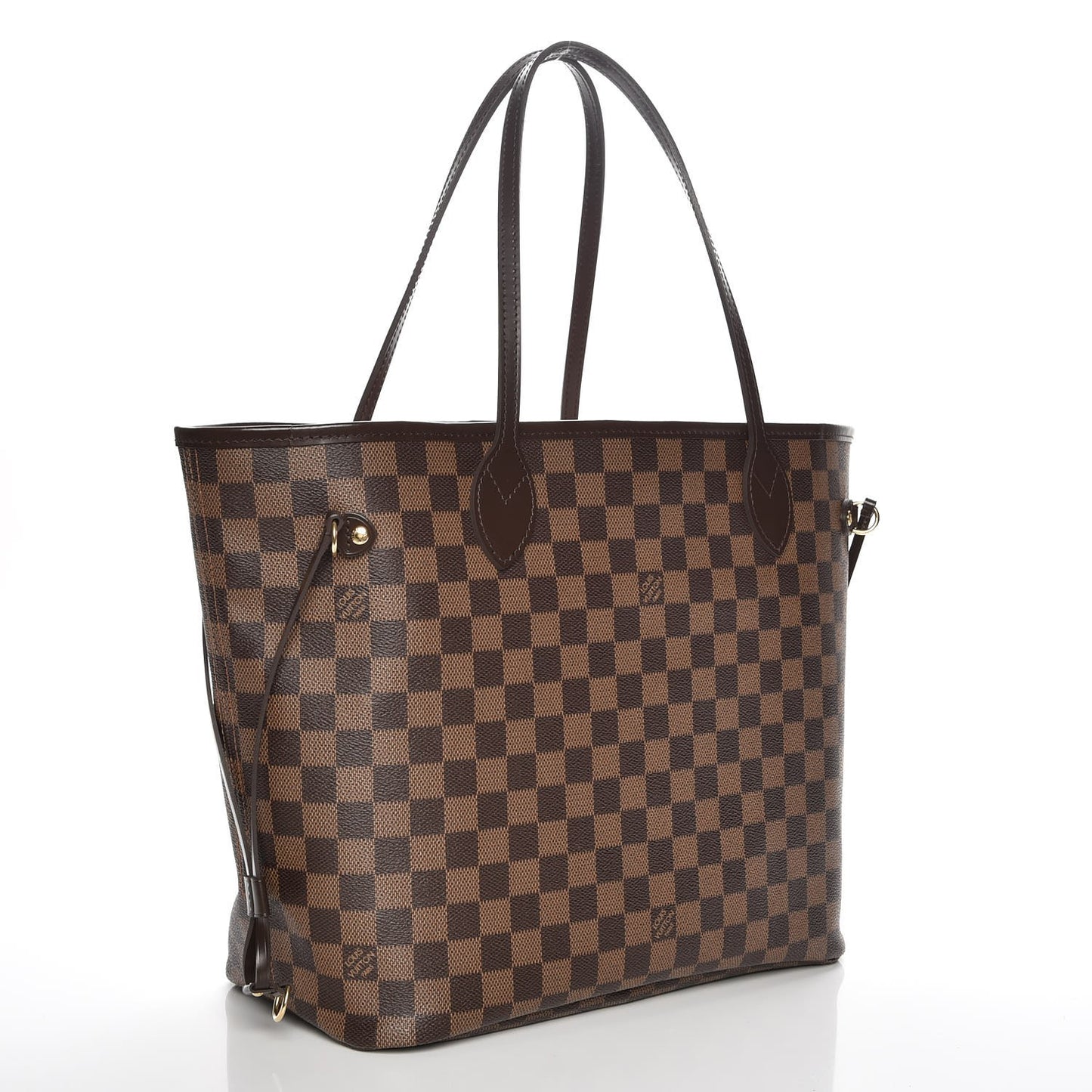 Damier Ebene Neo Neverfull MM Rose Ballerine