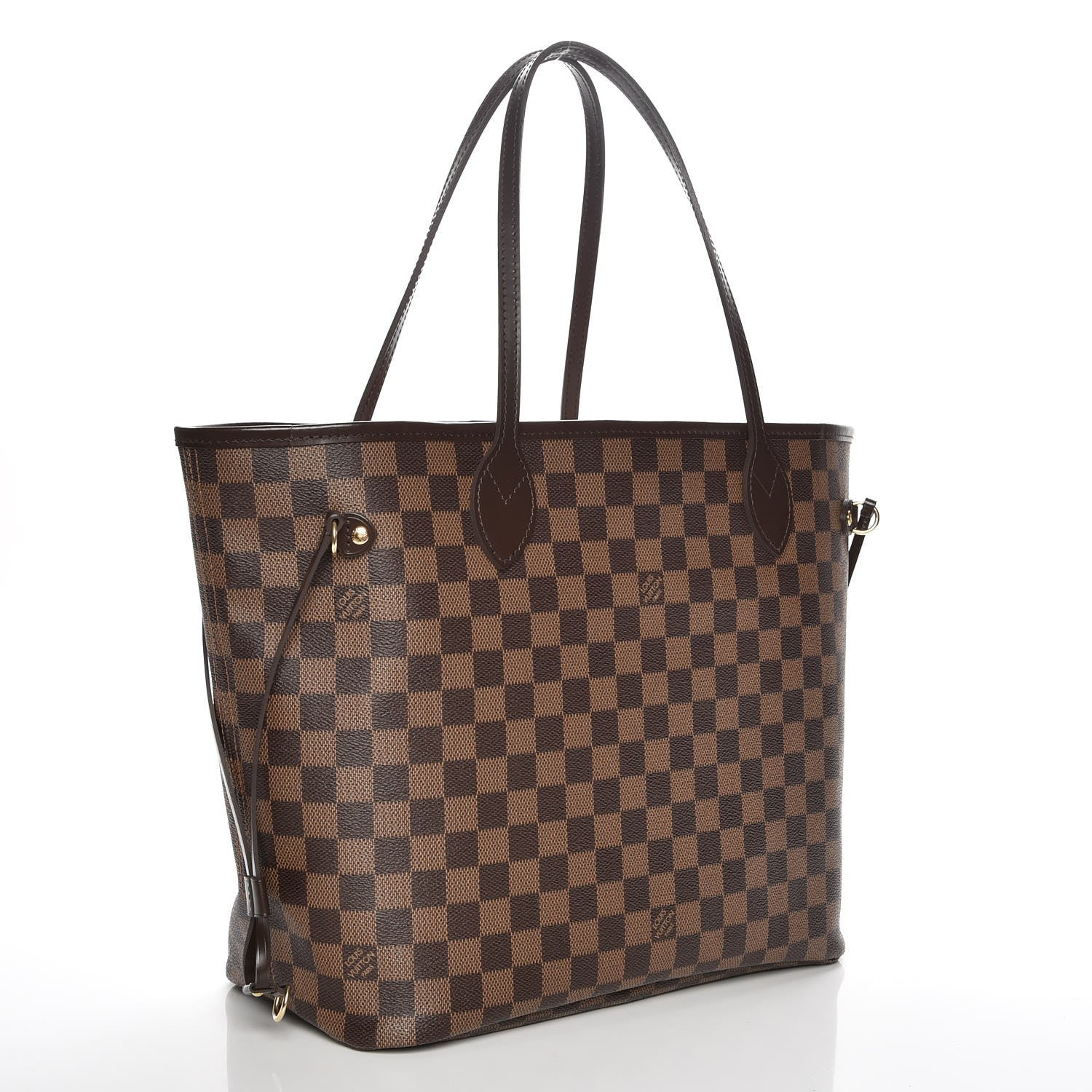 Louis Vuitton Damier Ebene Neo Neverfull MM Rose Ballerine 3 of 8