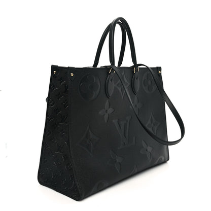 Louis Vuitton Empreinte Monogram Giant Onthego GM Black 3 of 12