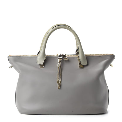 Chloe Smooth Calfskin Small Baylee Tote Marshmallow Cashmere Grey 1 of 9